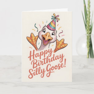 Bright & Cute Flamingo Birthday Card