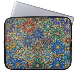 bright day geo star laptop sleeve