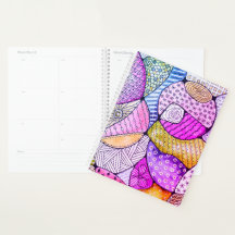 Bright Doodle Art Planner