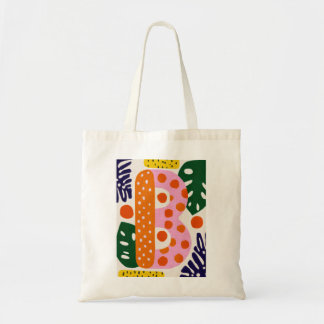 Bright Dopamine Decor Monogram Letter B Tote Bag