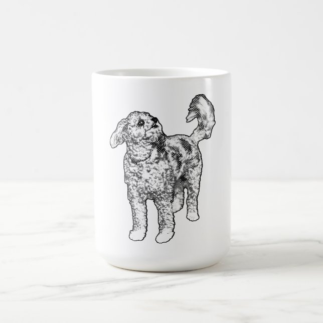 Bright Dot Wag Coffee Mug (Center)