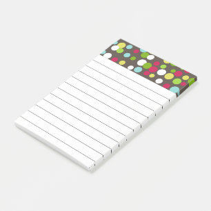 Bright Dots Office Kitchen Post It Notes Gift