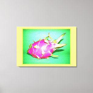 "Bright Dragon Fruit" Cute Photo. Buy Now Canvas Print