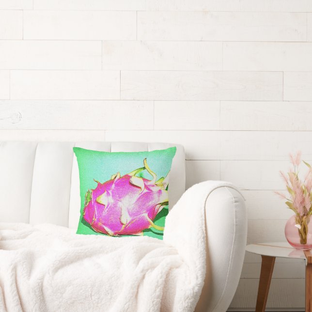 "Bright Dragon Fruit" Cute Photo. Buy Now Cushion (Couch)