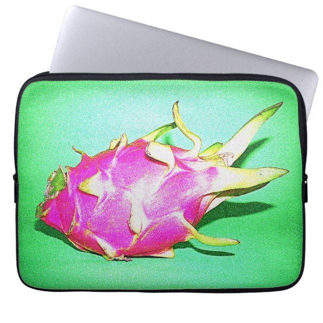 "Bright Dragon Fruit" Cute Photo. Buy Now Laptop Sleeve (Front)