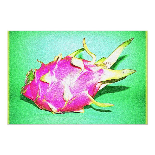 "Bright Dragon Fruit" Cute Photo. Buy Now Photo Print (Front)
