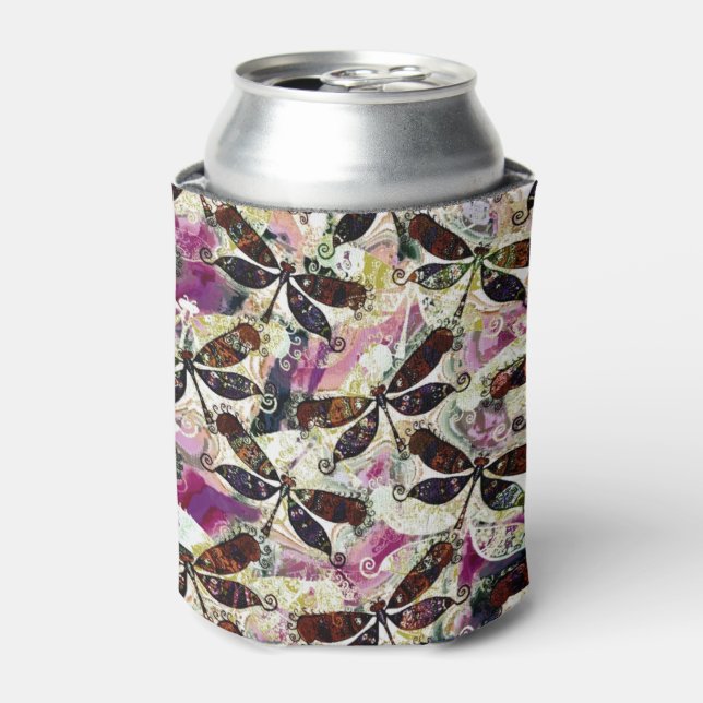 Bright dragonflies  can cooler (Can Front)