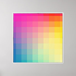 Bright Dynamic Design Canvas Print