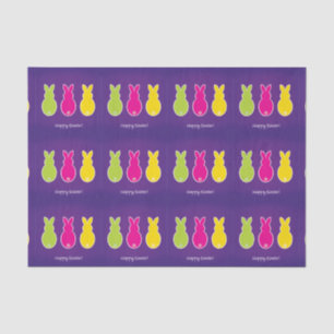 Bright Easter Bunny Silhouette Tissue Paper