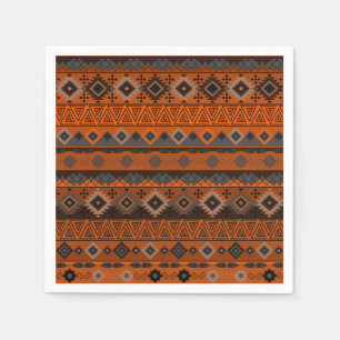 Bright ethnic striped pattern. napkin