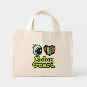Bright Eye Heart I Love Colour Guard Mini Tote Bag