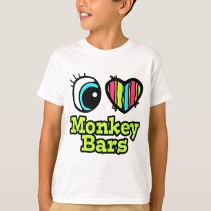 Bright Eye Heart I Love Monkey Bars T-Shirt