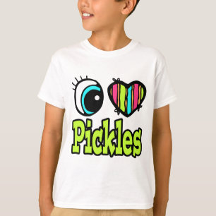 Bright Eye Heart I Love Pickles T-Shirt