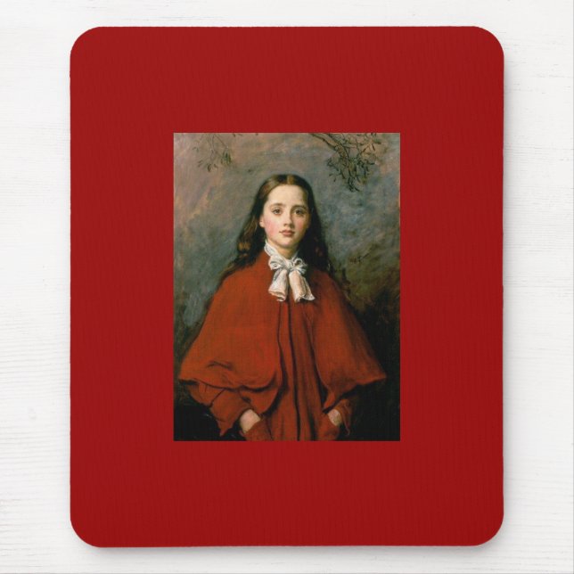 Bright Eyes by Sir John Everett  Millais Mouse Mat (Front)
