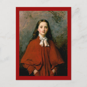 Bright Eyes by Sir John Everett  Millais Postcard