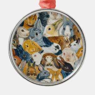 Bright Eyes Metal Tree Decoration