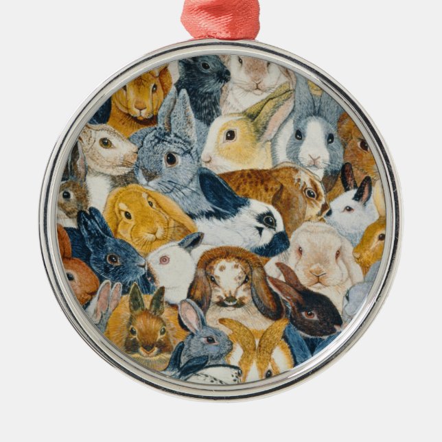 Bright Eyes Metal Tree Decoration (Front)