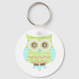 Bright Eyes Owl Key Ring
