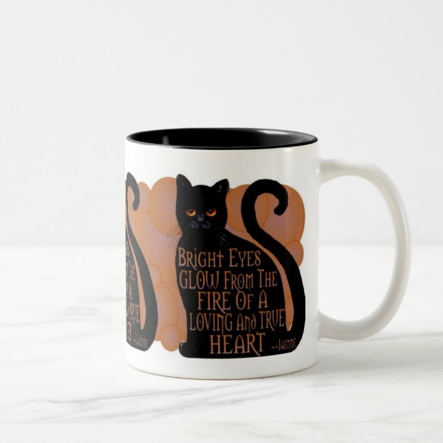 Bright Eyes Two-Tone Coffee Mug (Right)