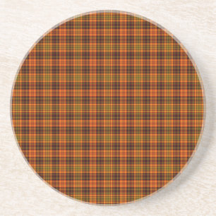Bright Fall Plaid Coaster