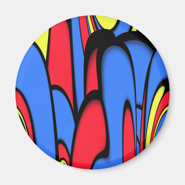 Bright  Festive Colours Magnet (Front)