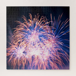 Bright Fireworks Jigsaw Puzzle