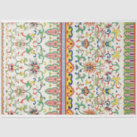 Bright floral asian pattern