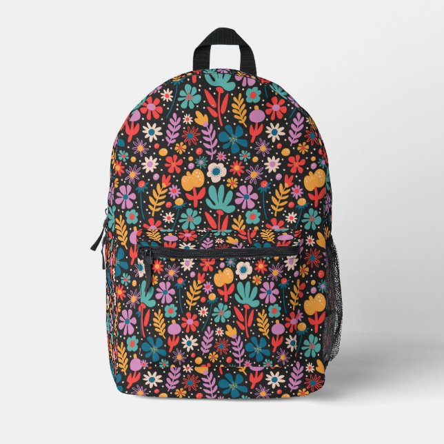 Bright Floral Back Pack (Front)