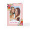 Bright Floral Custom Mother's Day Photo Card