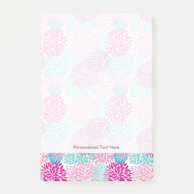 Bright Floral pattern 2 Post-it Notes (Front)