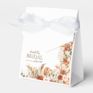Bright Floral Terracotta and Tequila Bridal Shower Favour Box