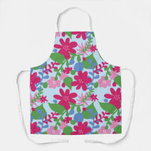 Bright Floral with Light Blue Background