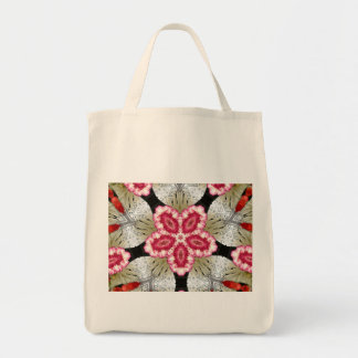 Bright Flower Grocery Tote Bag