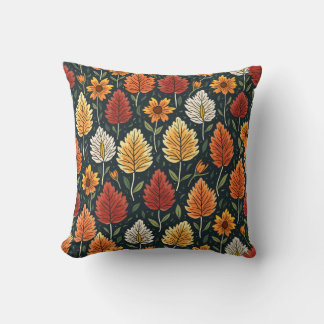 bright flower pillow