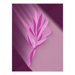 Bright flower. poster
