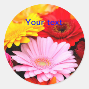 bright flower sticker