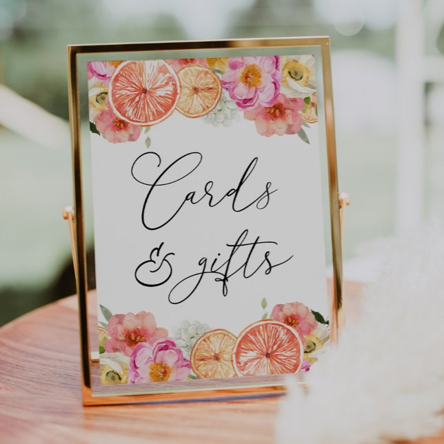 Bright Flowers and Citrus Cards and Gifts Poster (Creator Uploaded)