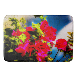Bright Flowers Bath Mat