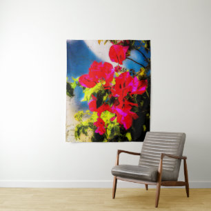 Bright Flowers Tapestry