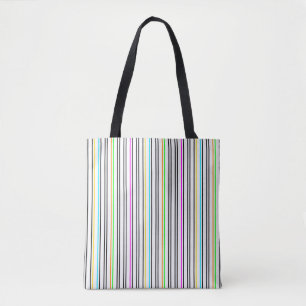 Bright Fluo Striped Tote Bag