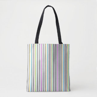 Bright Fluo Striped Tote Bag