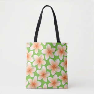 Bright Frangipani/ Plumeria flowers Tote Bag