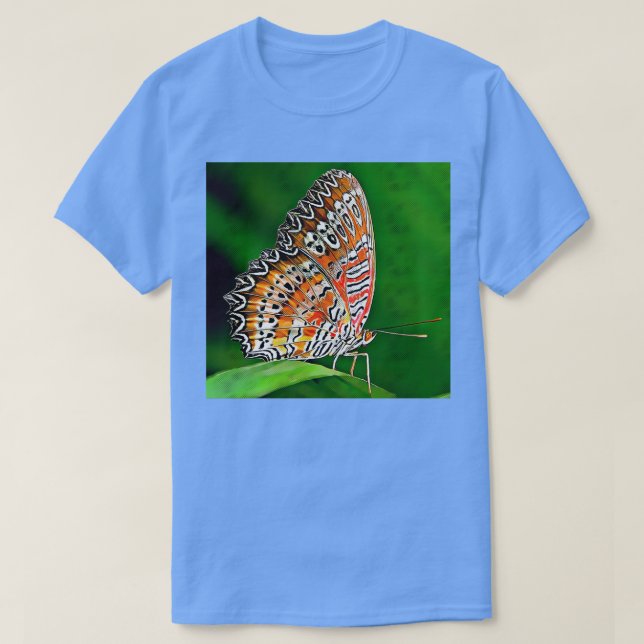 Bright Fritillary Butterfly T-Shirt (Design Front)
