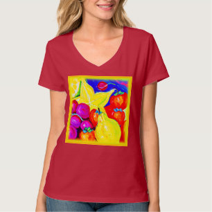Bright Fruits and Stellar Skies. Buy Now T-Shirt