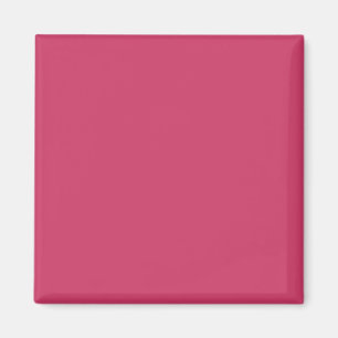 Bright Fuchsia Berry Pink Personalised Background Magnet