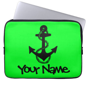 bright fun with YOUR NAME + ANCHOR Laptop Sleeve