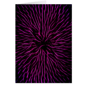 Bright Funky Hot Pink Firecracker Abstract