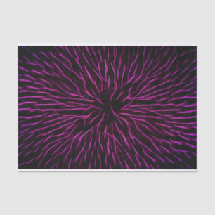 Bright Funky Hot Pink Firecracker Abstract Tissue Paper