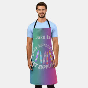 Bright Funny Colourful Large Apron