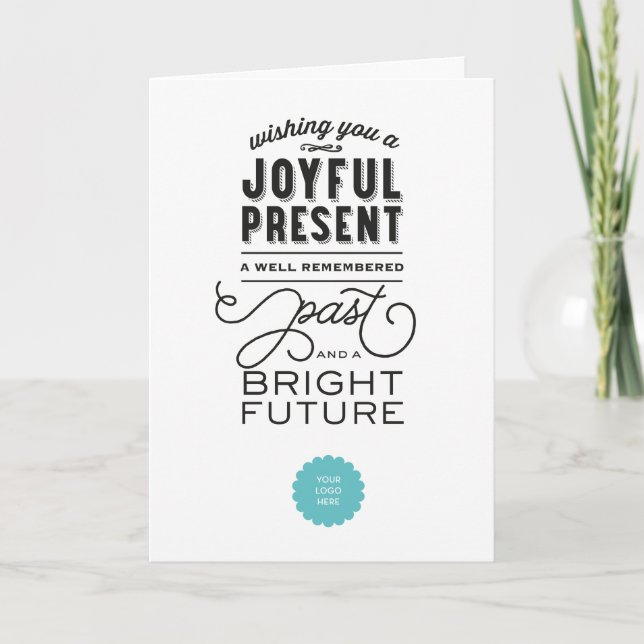 Bright Future Folded Holiday Card (Front)